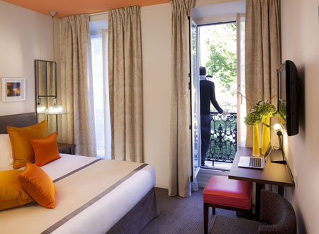 Parismarais hotel design in Le Marais