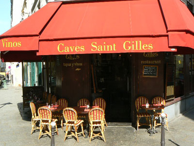 Paris le Marais Favorite restaurant