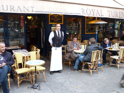 Paris le Marais Favorite restaurant