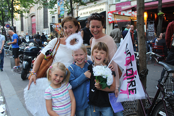 Le Marais under the rainbow (Paris, Gaypride 2013)