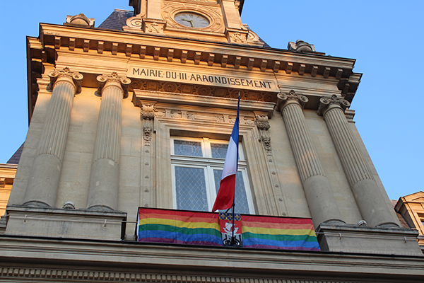 Le Marais under the rainbow (Paris, Gaypride 2013)