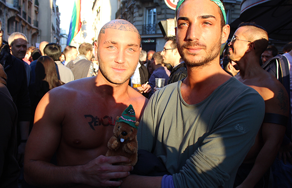 Le Marais under the rainbow (Paris, Gaypride 2013)