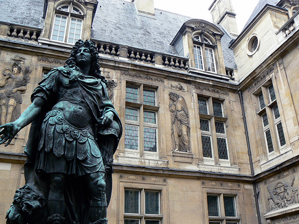 Louis XIV Statue in Carnavalet Museum