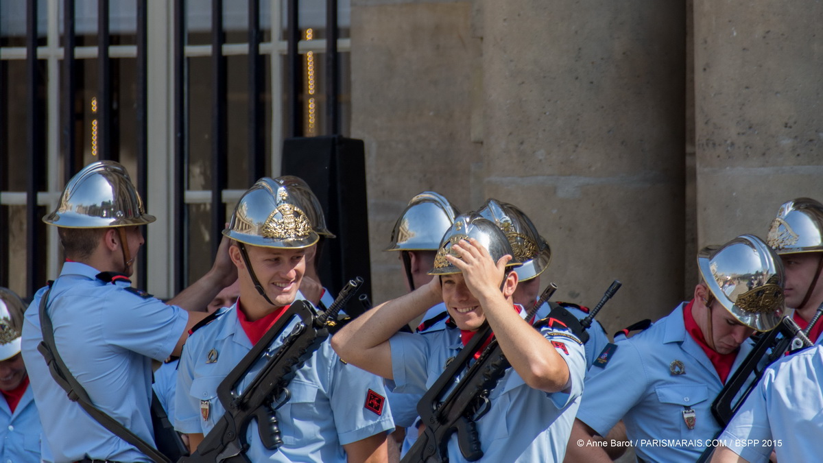 PARISIAN FIREMEN WELCOME YOU TO THE GREATEST OPEN-AIR DANCE FLOOR IN LE MARAIS