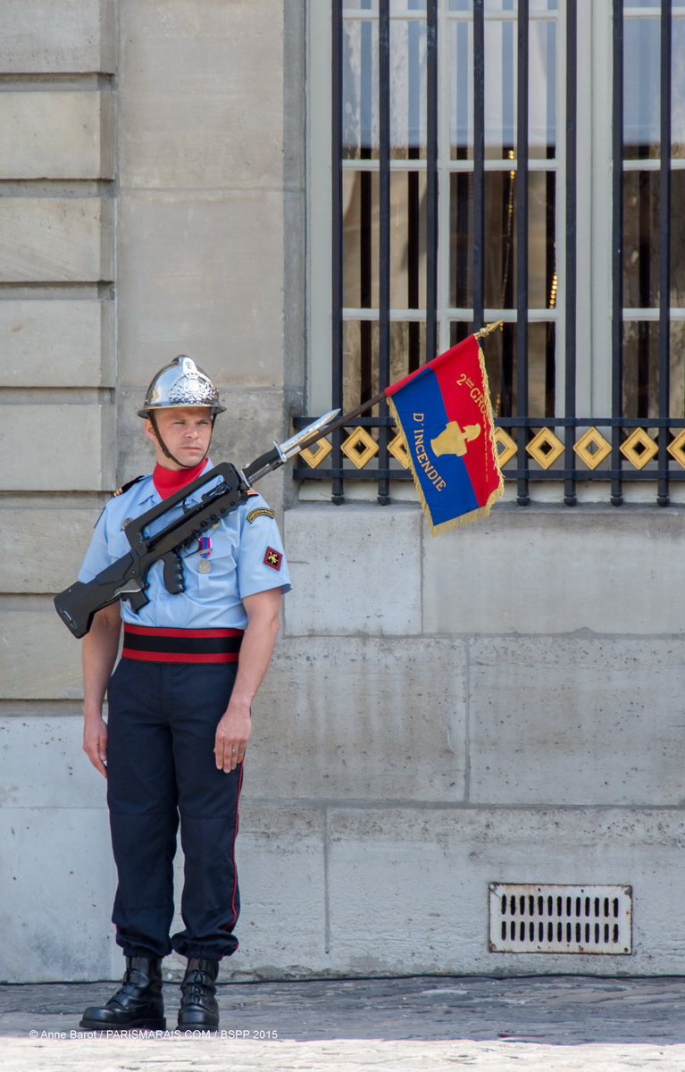 PARISIAN FIREMEN WELCOME YOU TO THE GREATEST OPEN-AIR DANCE FLOOR IN LE MARAIS