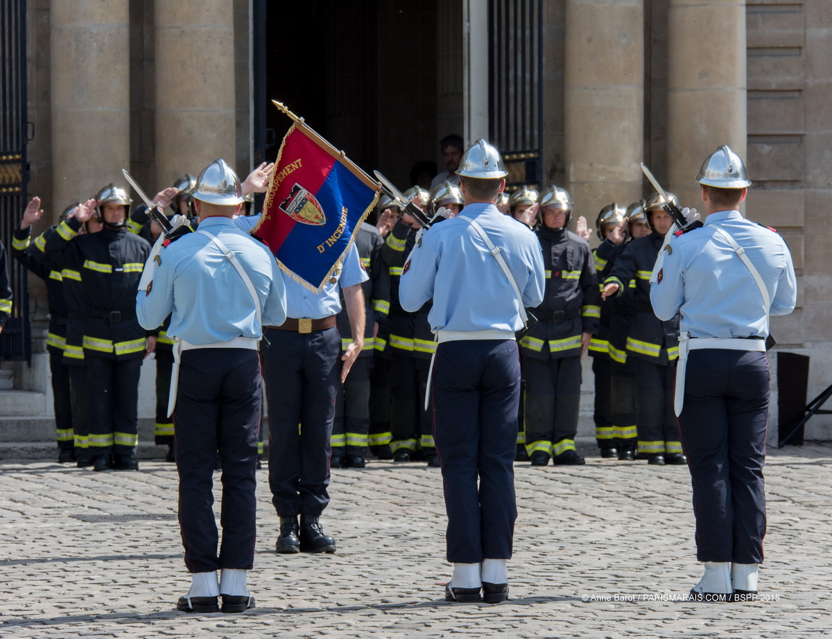 PARISIAN FIREMEN WELCOME YOU TO THE GREATEST OPEN-AIR DANCE FLOOR IN LE MARAIS