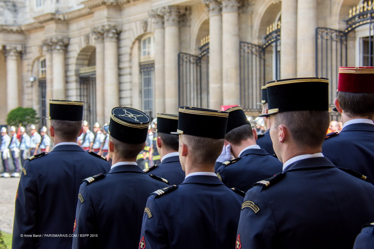 PARISIAN FIREMEN WELCOME YOU TO THE GREATEST OPEN-AIR DANCE FLOOR IN LE MARAIS