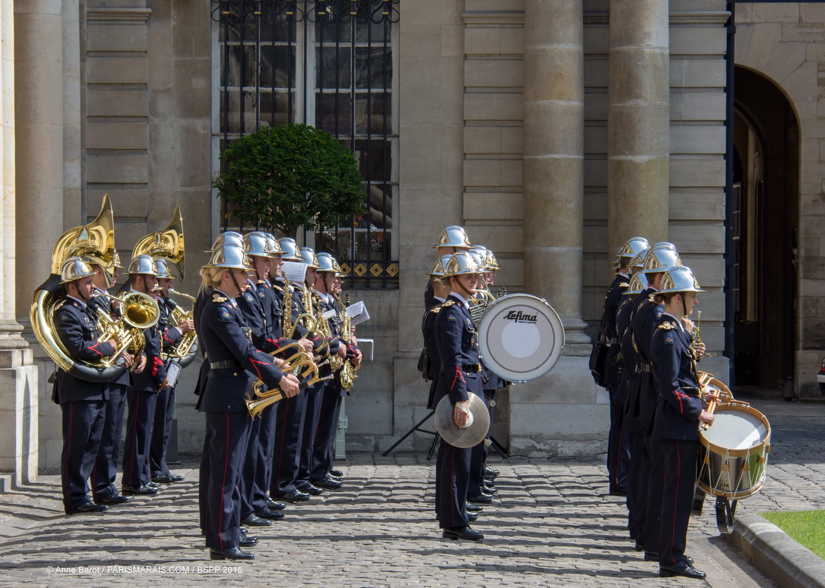 PARISIAN FIREMEN WELCOME YOU TO THE GREATEST OPEN-AIR DANCE FLOOR IN LE MARAIS