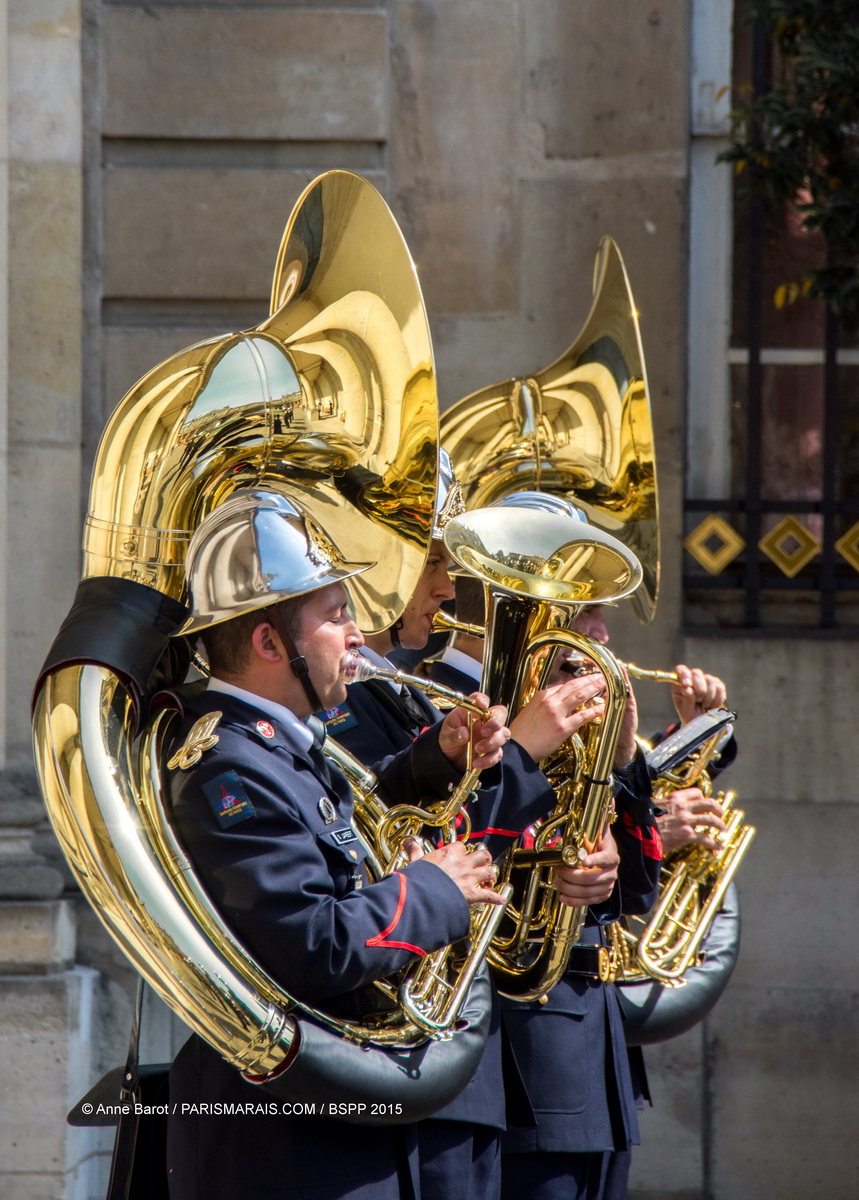 PARISIAN FIREMEN WELCOME YOU TO THE GREATEST OPEN-AIR DANCE FLOOR IN LE MARAIS