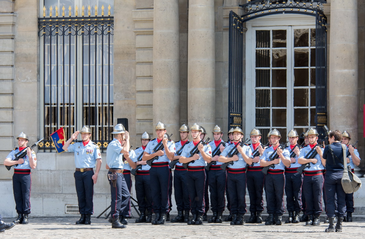 PARISIAN FIREMEN WELCOME YOU TO THE GREATEST OPEN-AIR DANCE FLOOR IN LE MARAIS