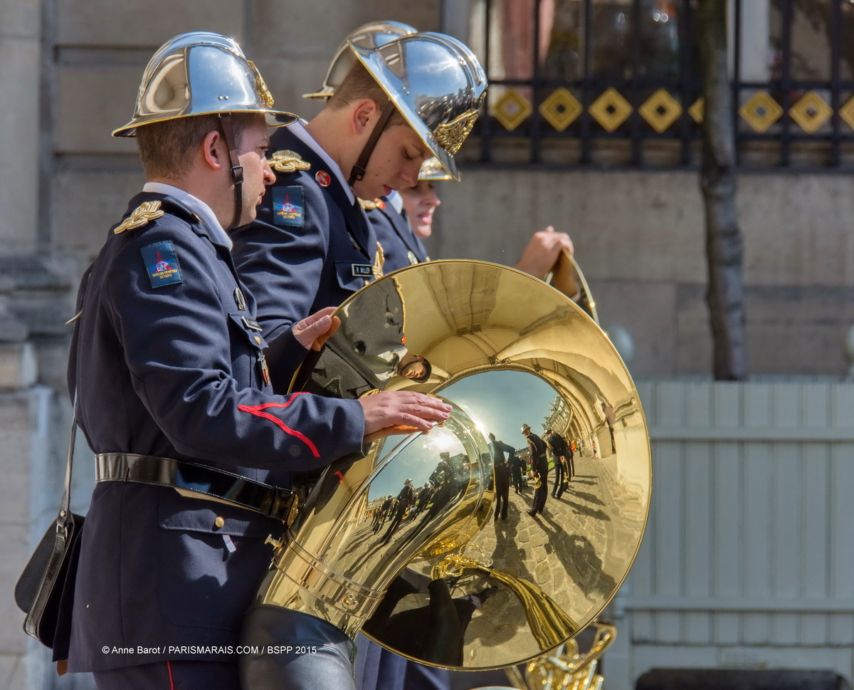 PARISIAN FIREMEN WELCOME YOU TO THE GREATEST OPEN-AIR DANCE FLOOR IN LE MARAIS