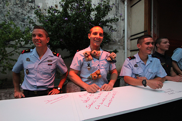 BASTILLE DAY AT SEVIGNE FIRE STATION : 
THE MOST SUCCESFUL EVER DANCE PARTY