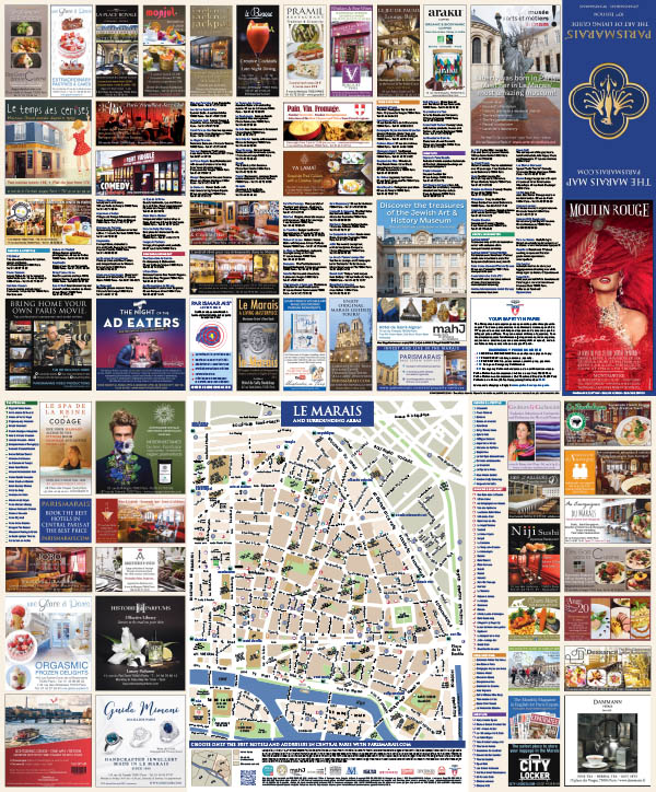 Discover the 10th Edition of the Marais Map
