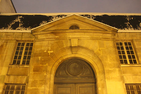 Le Marais under the snow