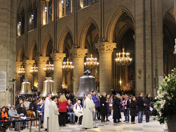 Notre Dame de Paris, le grand incendie