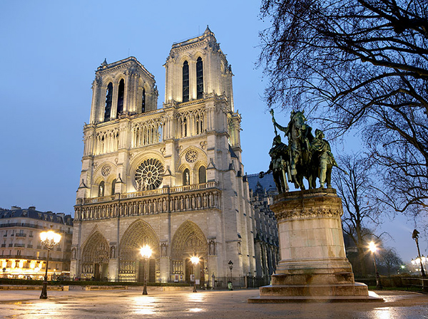 Notre Dame de Paris, le grand incendie