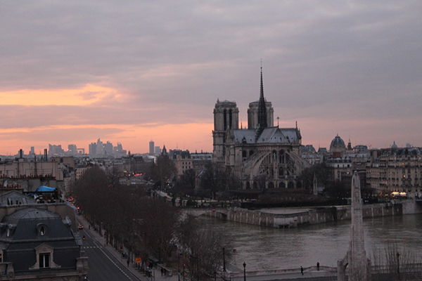 Notre Dame de Paris, le grand incendie