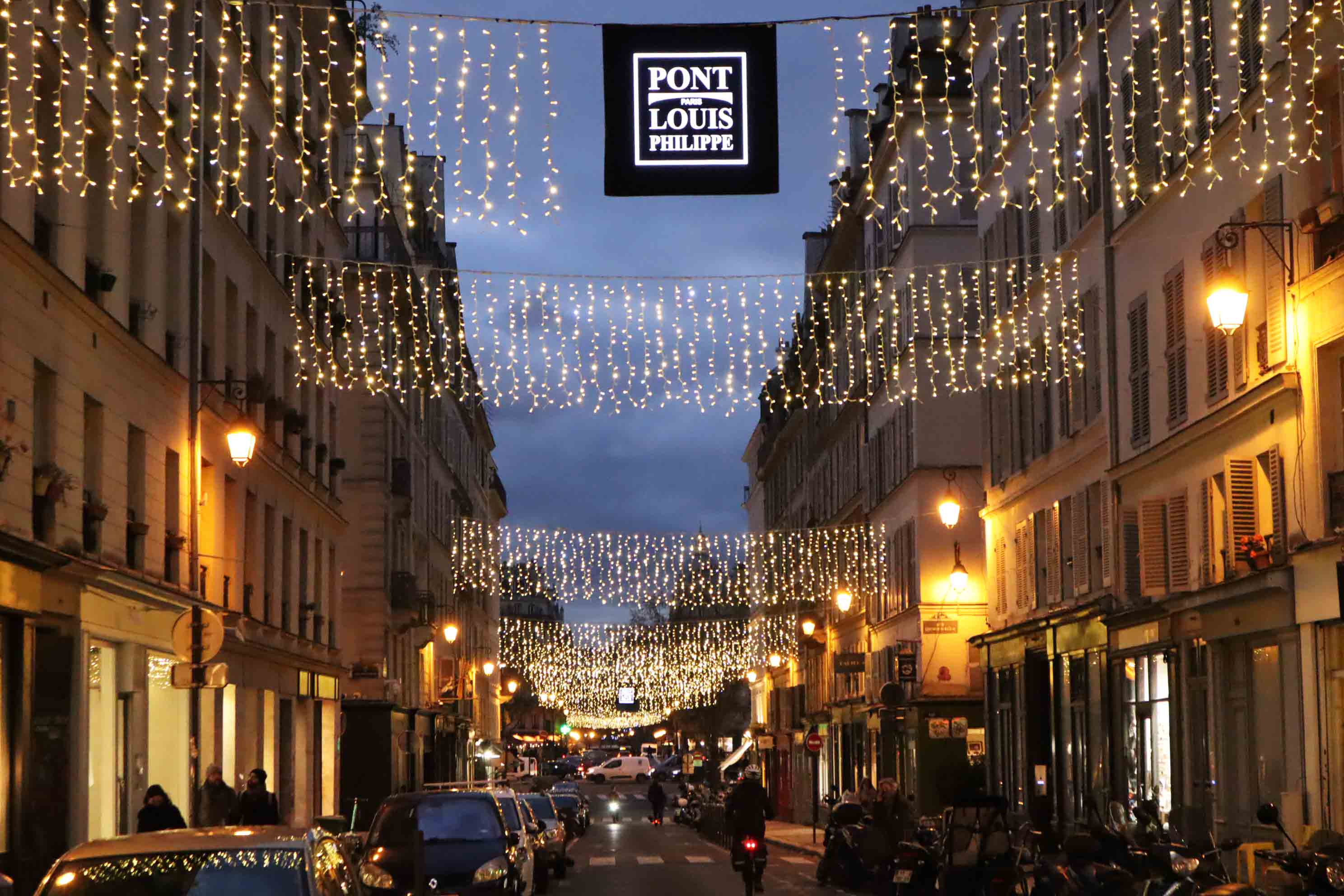 Rue du Pont Louis Philippe, vers l’île Saint Louis