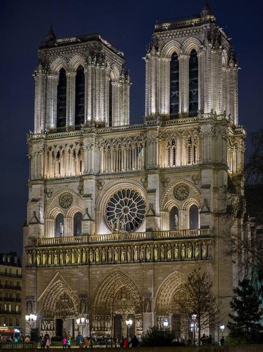 Notre Dame de Paris, le grand incendie