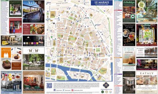 The 14th edition of PARIS' MARAIS MAP is available !