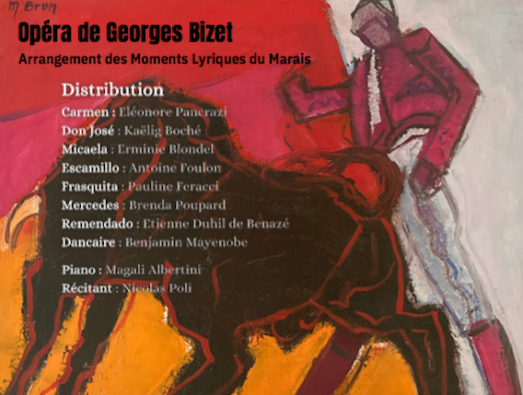 Opéra dans le Marais : Carmen de Georges Bizet