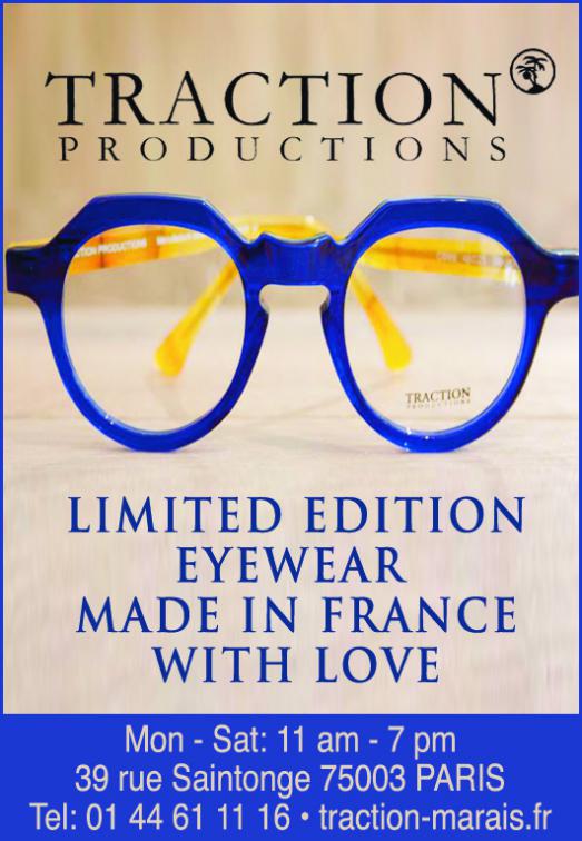 Traction Productions, créateur de lunettes dans le Marais 