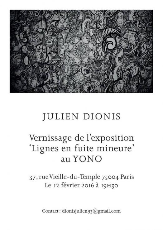Vernissage de l'exposition de Julien au YONO