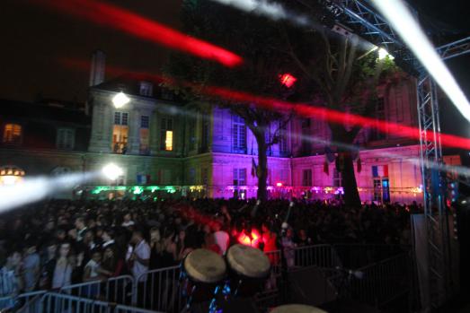 Paris Firemen ball in le Marais on Bastille Day!