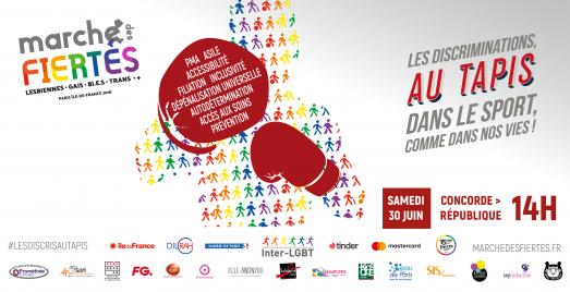  Marche des Fiertés LGBT le 30 juin 2018